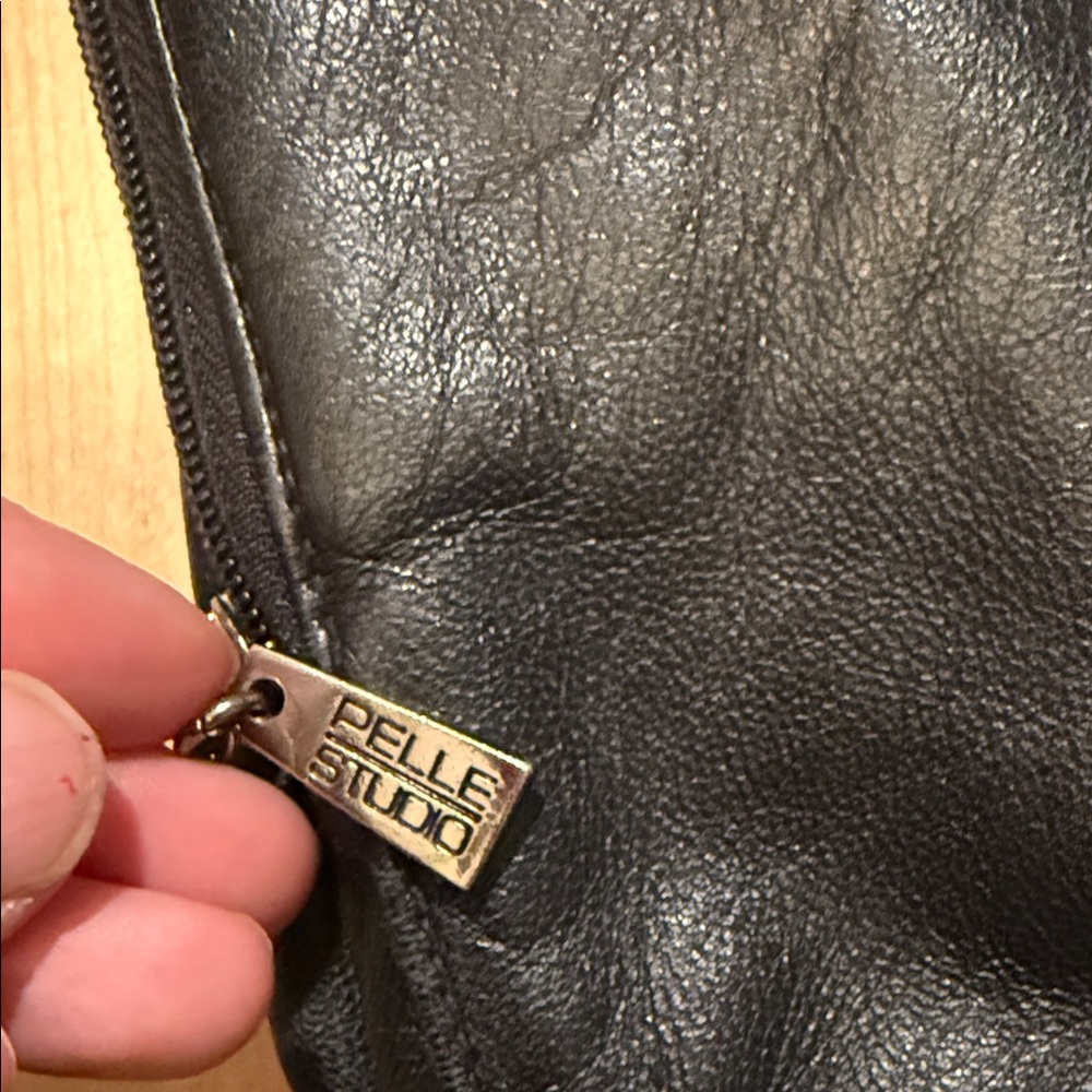✨ Pelle Studio Genuine Leather Mini Backpack Purse - Buttery Soft Black ✨ - Picture 3 of 16